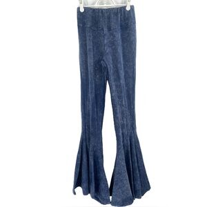 Earthbound Blue Boho Fairy Grunge Hippie Flared Bell Bottom Pants‎ / S